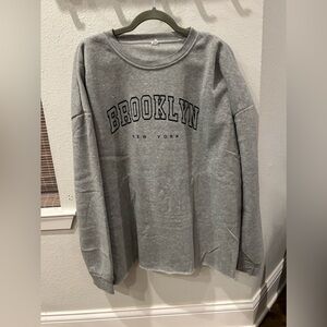 Brooklyn crewneck hoodie